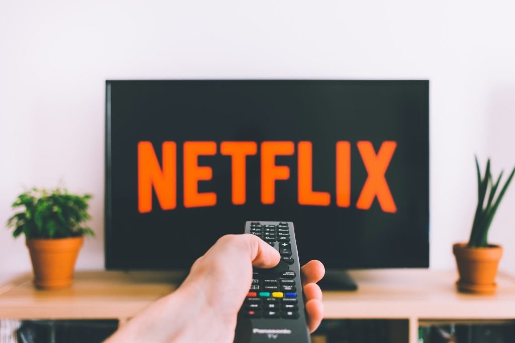 Netflix watch remote control screen